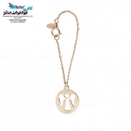 Gold Watch Pendant - Angel Design-MW0236